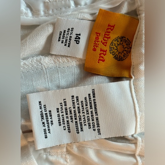 Ruby Red Pants - size 14 petite - Picture 3 of 5